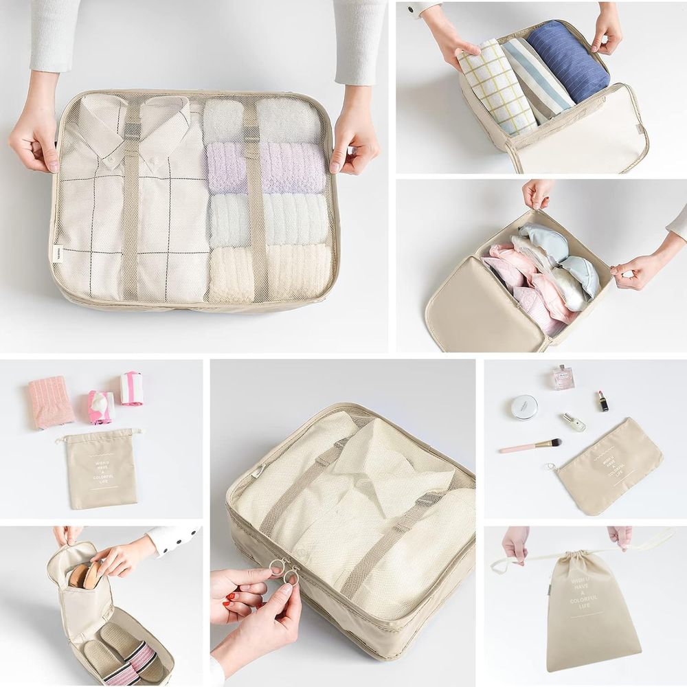 세트형 짐싸기 큐브 또는 여행용 가방 대형 짐 정리함, - Travel Accessories Packing Cubes 리뷰 및 가격