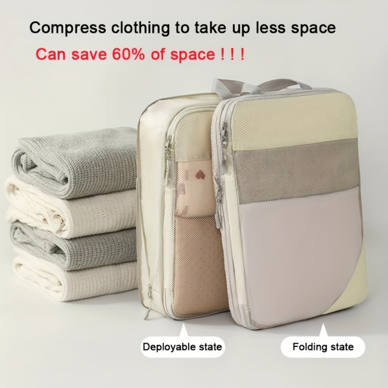 5개 세트 압축 짐 정리 큐브, 여행용 가방 액세서리, - Travel Accessories Packing Cubes 리뷰 및 가격