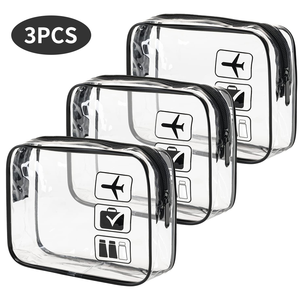 화장품 주머니 3 Pcs 명확한 세면 용품 가방 공항에 - Toiletry Bag Tsa 리뷰 및 가격