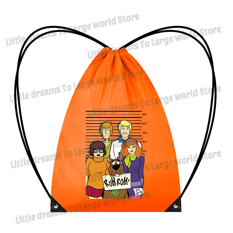스쿠비 두 드로스트링 수납 가방 멋진 만화 개 포켓 백 - Travel Accessories And Bags 리뷰 및 가격