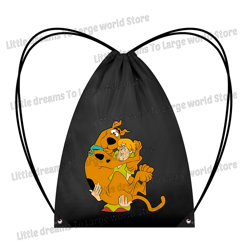 스쿠비 두 드로스트링 수납 가방 멋진 만화 개 포켓 백 - Travel Accessories And Bags 리뷰 및 가격